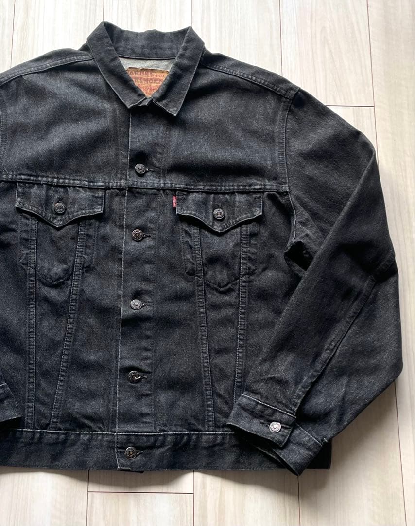 BIGサイズの48！レアなカナダ製！極上！90s Levis75505 ブラック