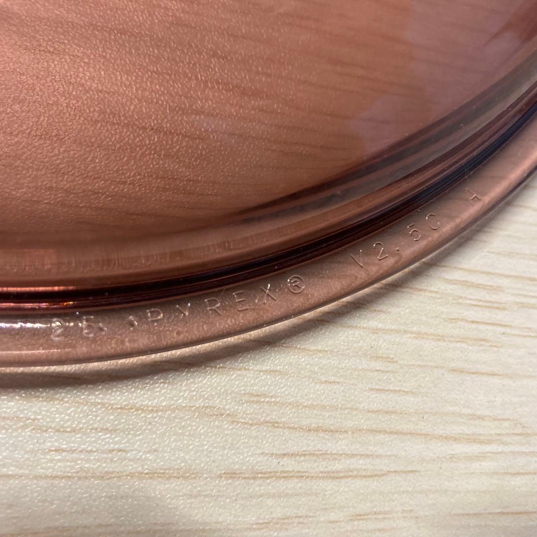未使用　Iwaki Pyrex Corning ガラス鍋　両手鍋　クランベリー