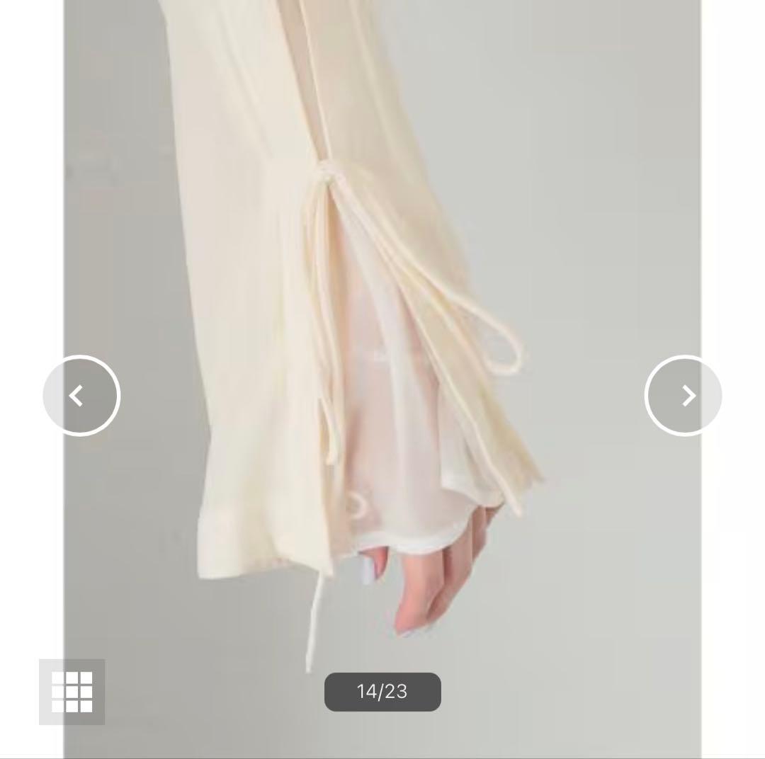 FUMIE=TANAKA パッチフラワーワンピース