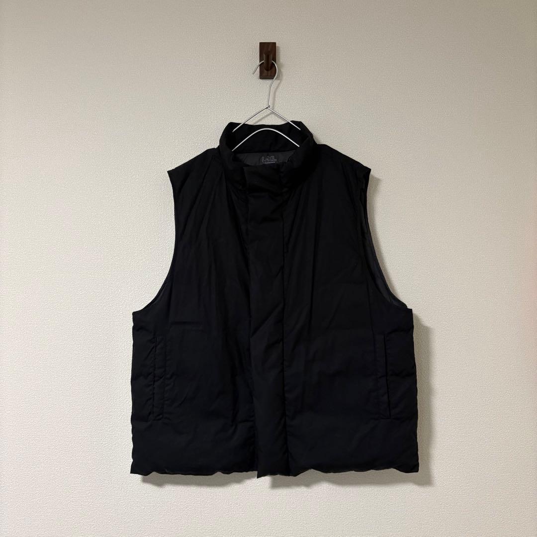 MUJI Labo 高密度織り撥水ダウンベスト L / XL ブラック