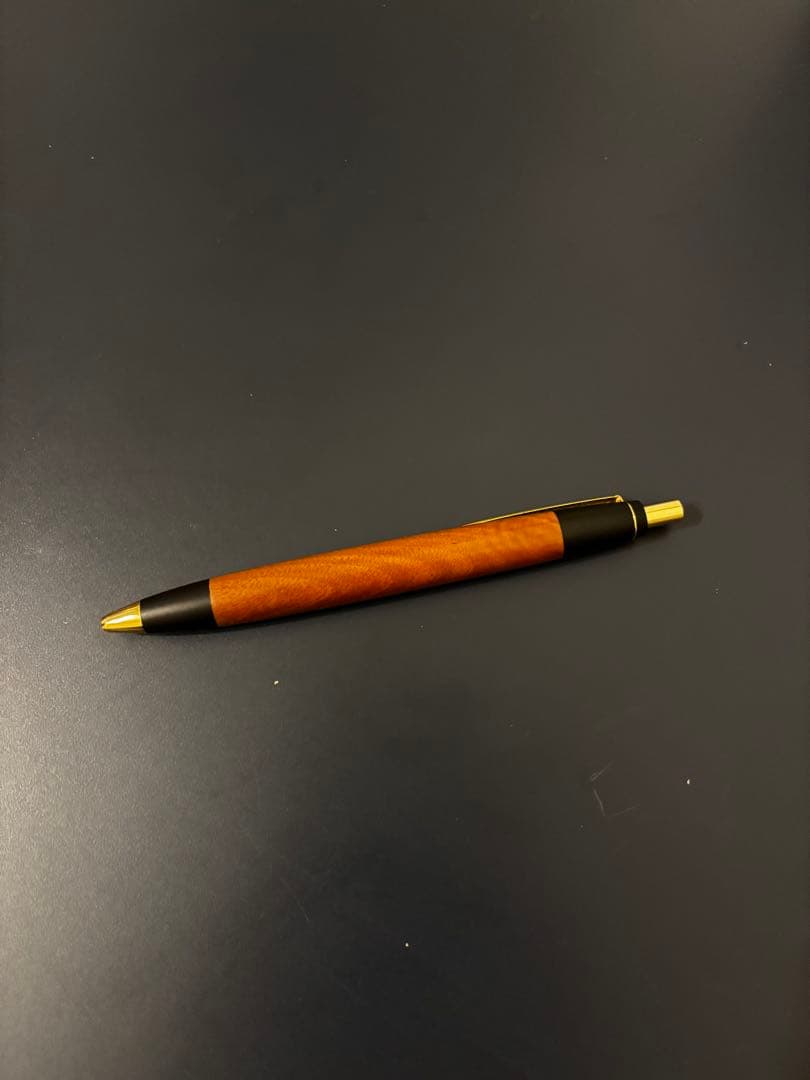 野原工芸　なつめ　スタンダードボールペン　ゴールド金具