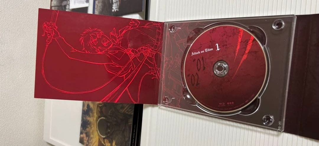 進撃の巨人のdvd（1.2.3巻）初回限定版