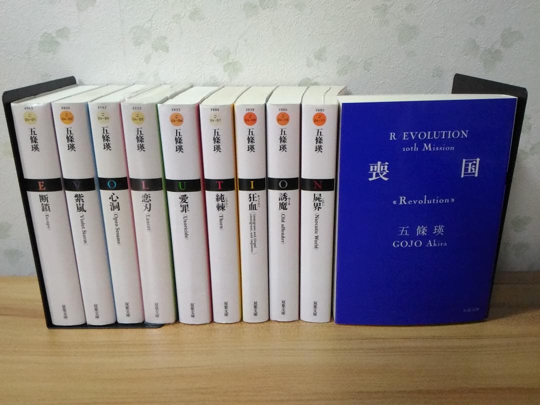 五條瑛 革命小説シリーズ10冊完結セット愛罪 純棘 狂血 誘魔 屍界 喪国他