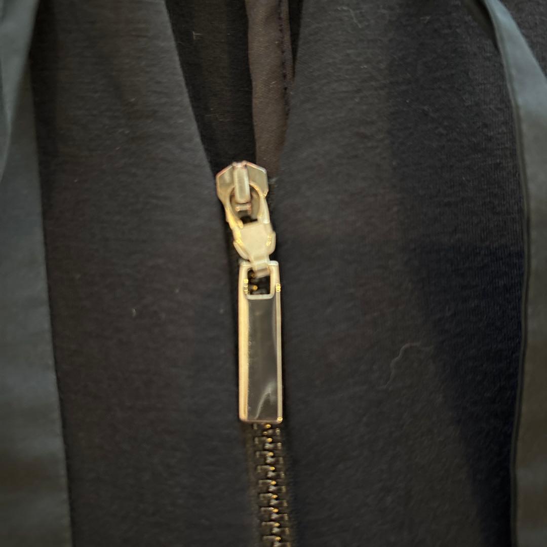 'S Max Mara フーディ ダブルフェイスビスコースコート ネイビー　M