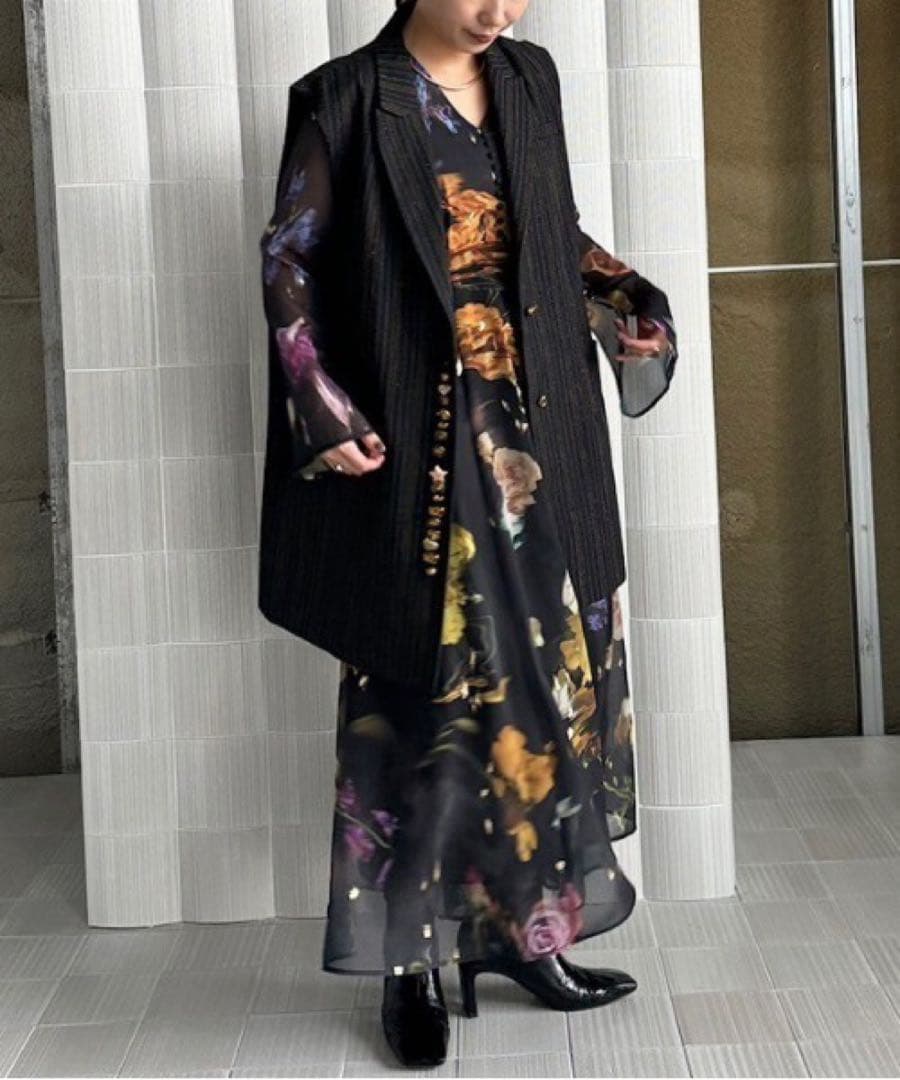 【専用】Ameri UND SCAN FLOWER DRESS