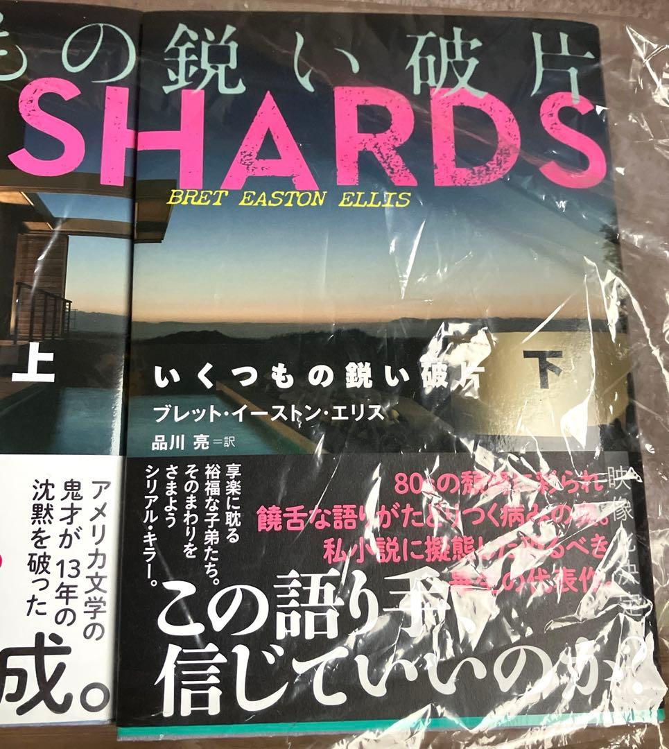 新品 いくつもの鋭い破片 上下 セット ブレットイーストンエリス 品川亮 文藝