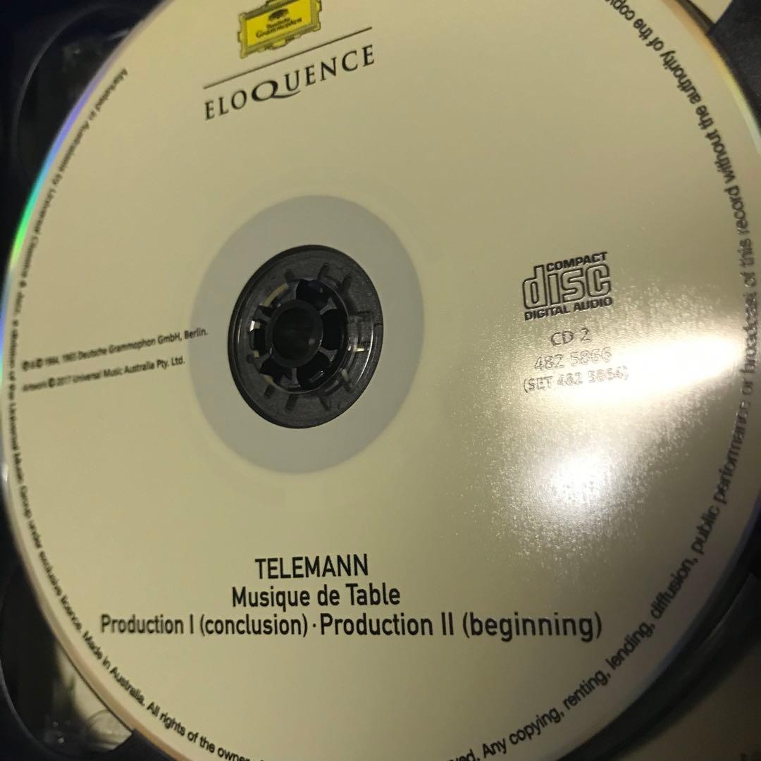 テレマン:ターフェルムジーク(全曲) ヴェンツィンガー 指揮 4CD