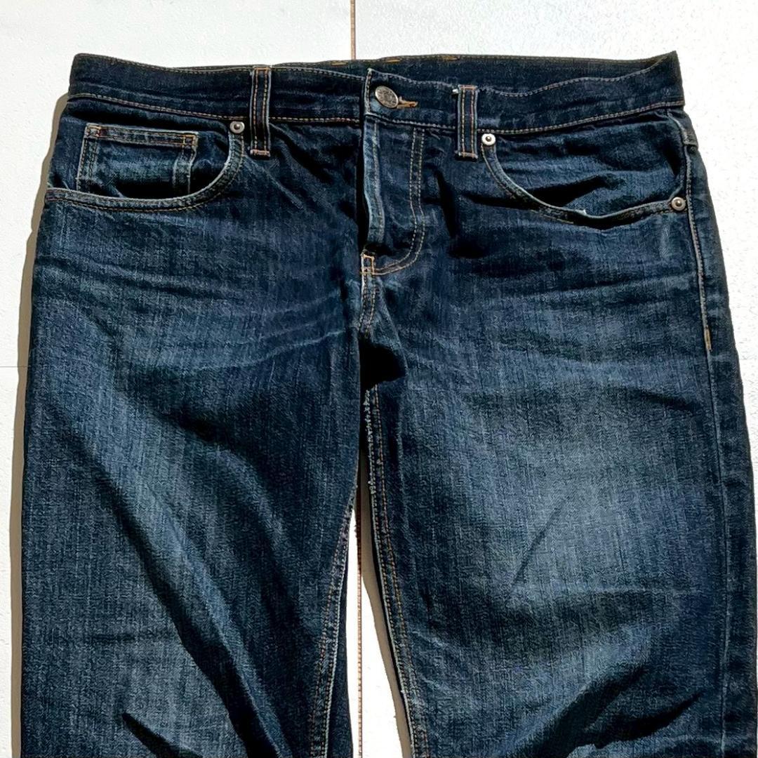 【美品】GUCCI グッチ デニムパンツ ストレッチ インディゴブルー 44
