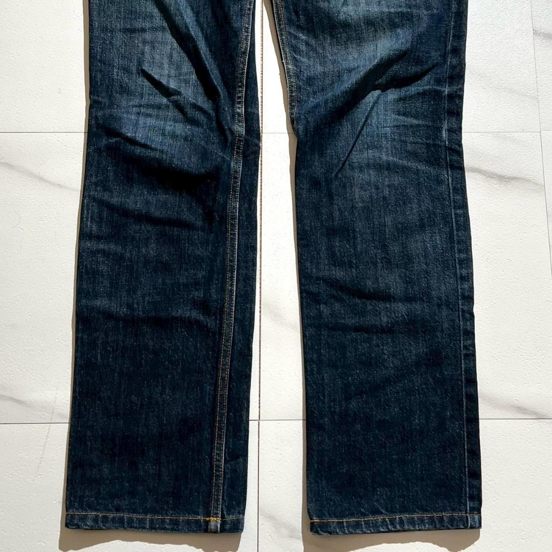 【美品】GUCCI グッチ デニムパンツ ストレッチ インディゴブルー 44