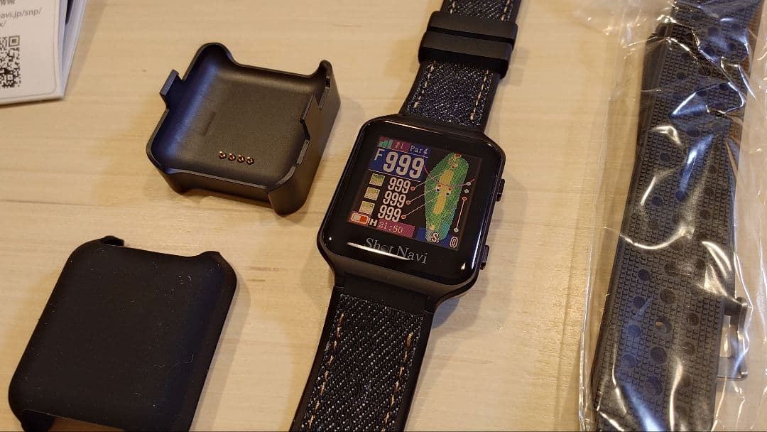 ショットナビ　腕時計型GPSナビ　ゴルフ