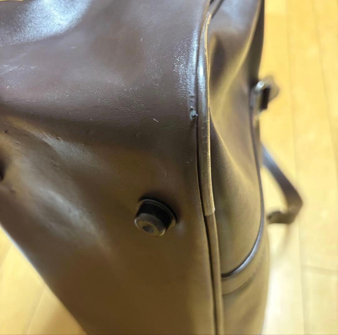 EASTBOY スクバ ブラウン トートバッグ スクールバックキーホルダー付き