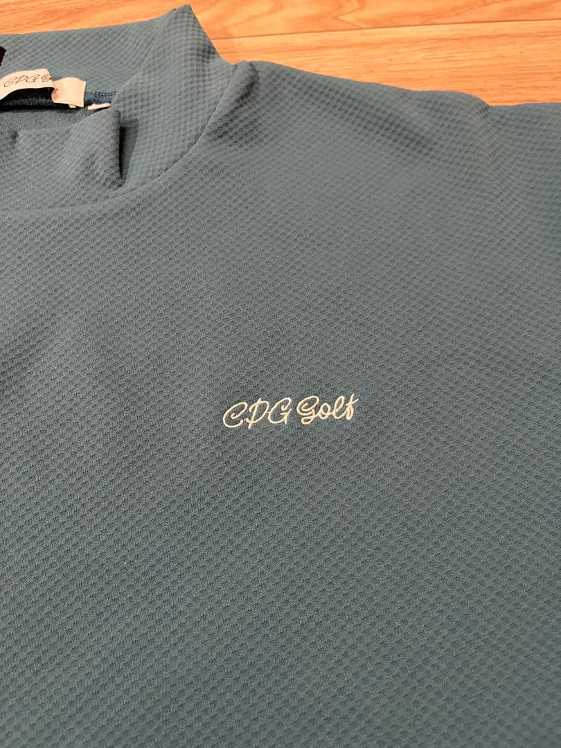 CPG GOLFモックネック グリーン半袖