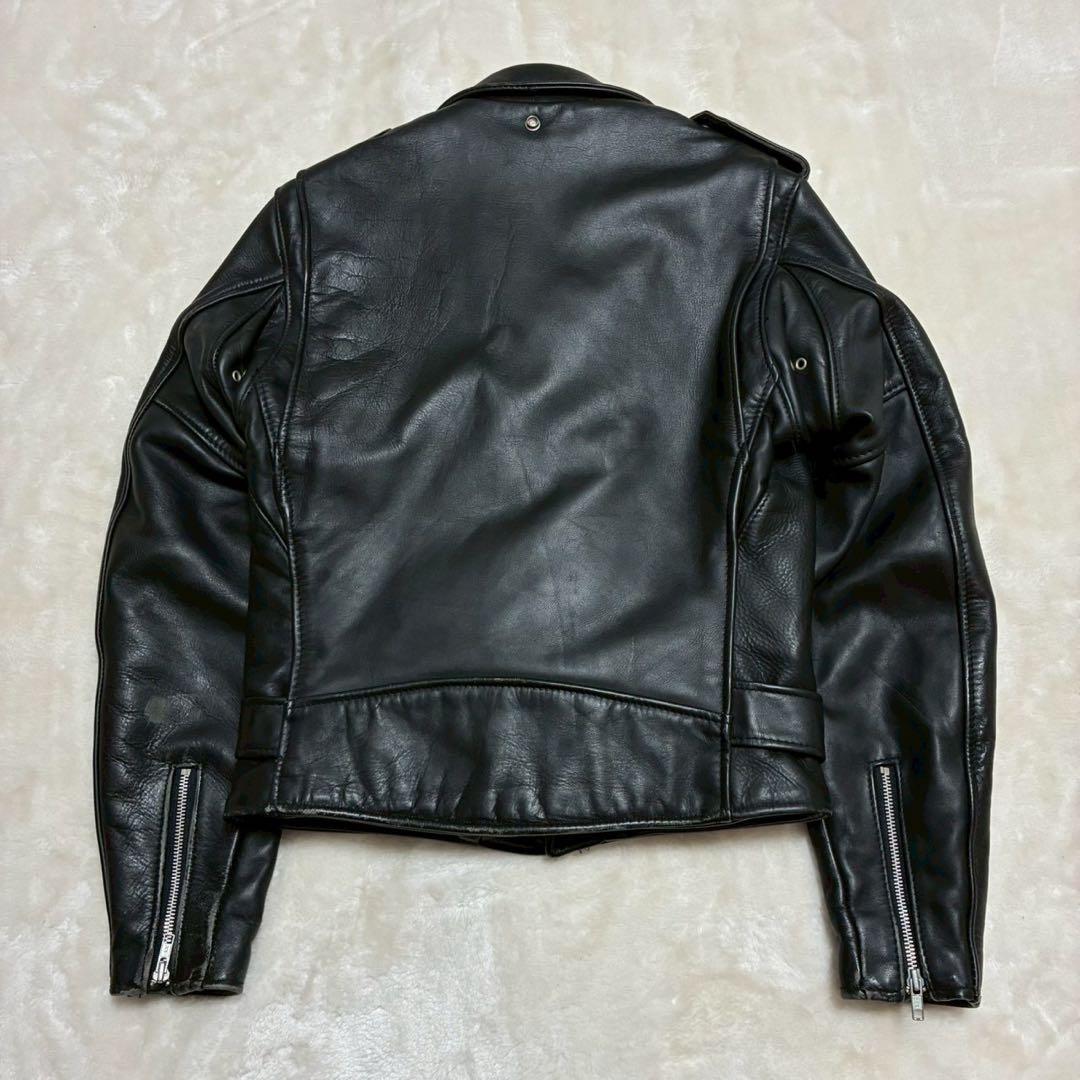 schott ショット　618 ダブルライダースジャケット　牛革　36 黒