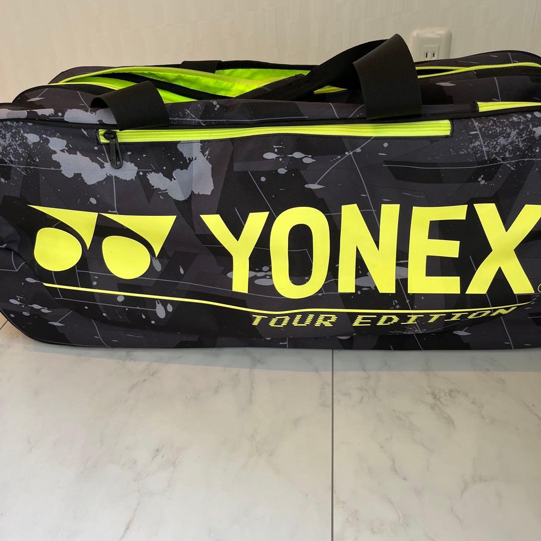【美品】ヨネックス トーナメントバッグ BAG2222R ライトニングイエロー