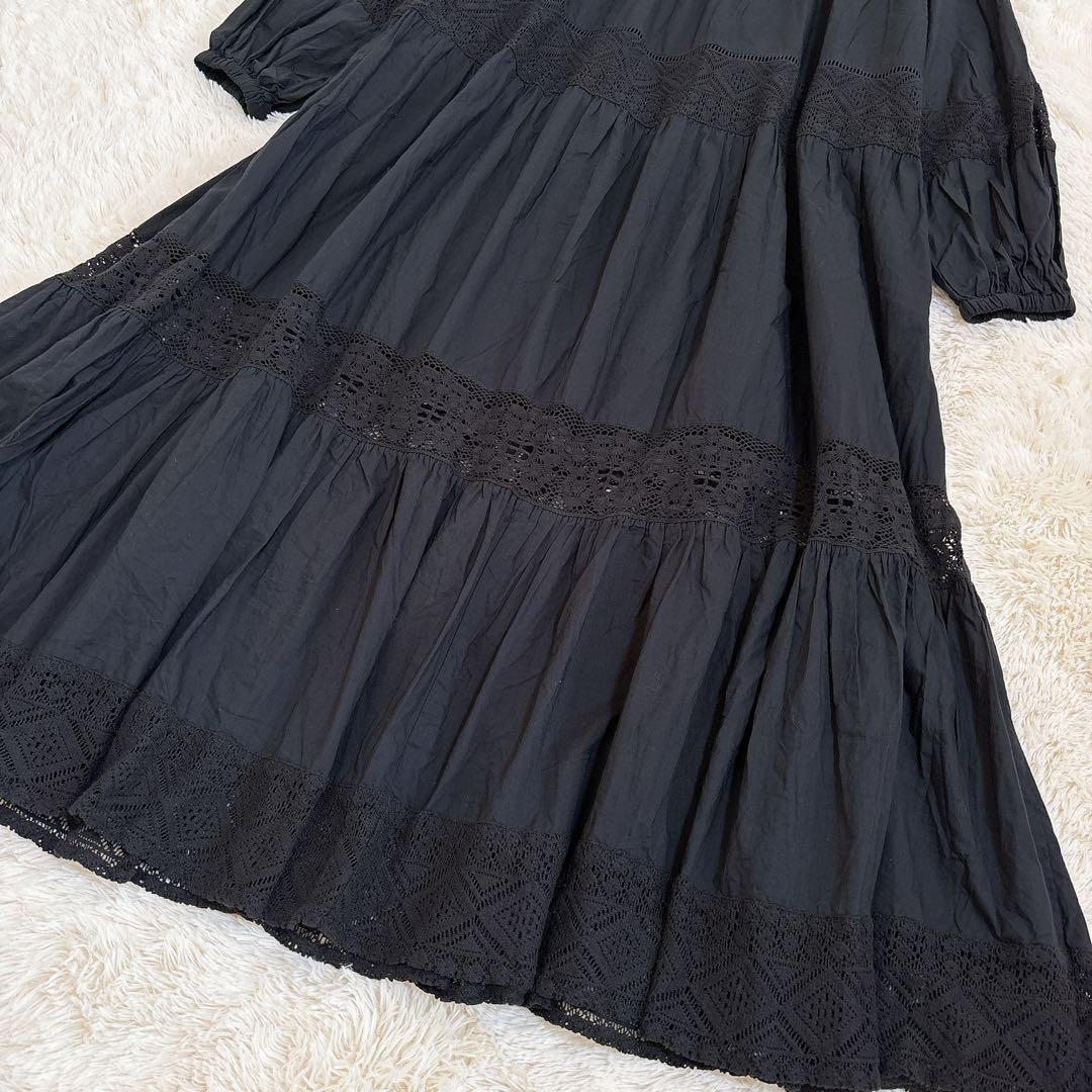 2025年モデル☆Spick & Span HYUレースギャザーワンピース