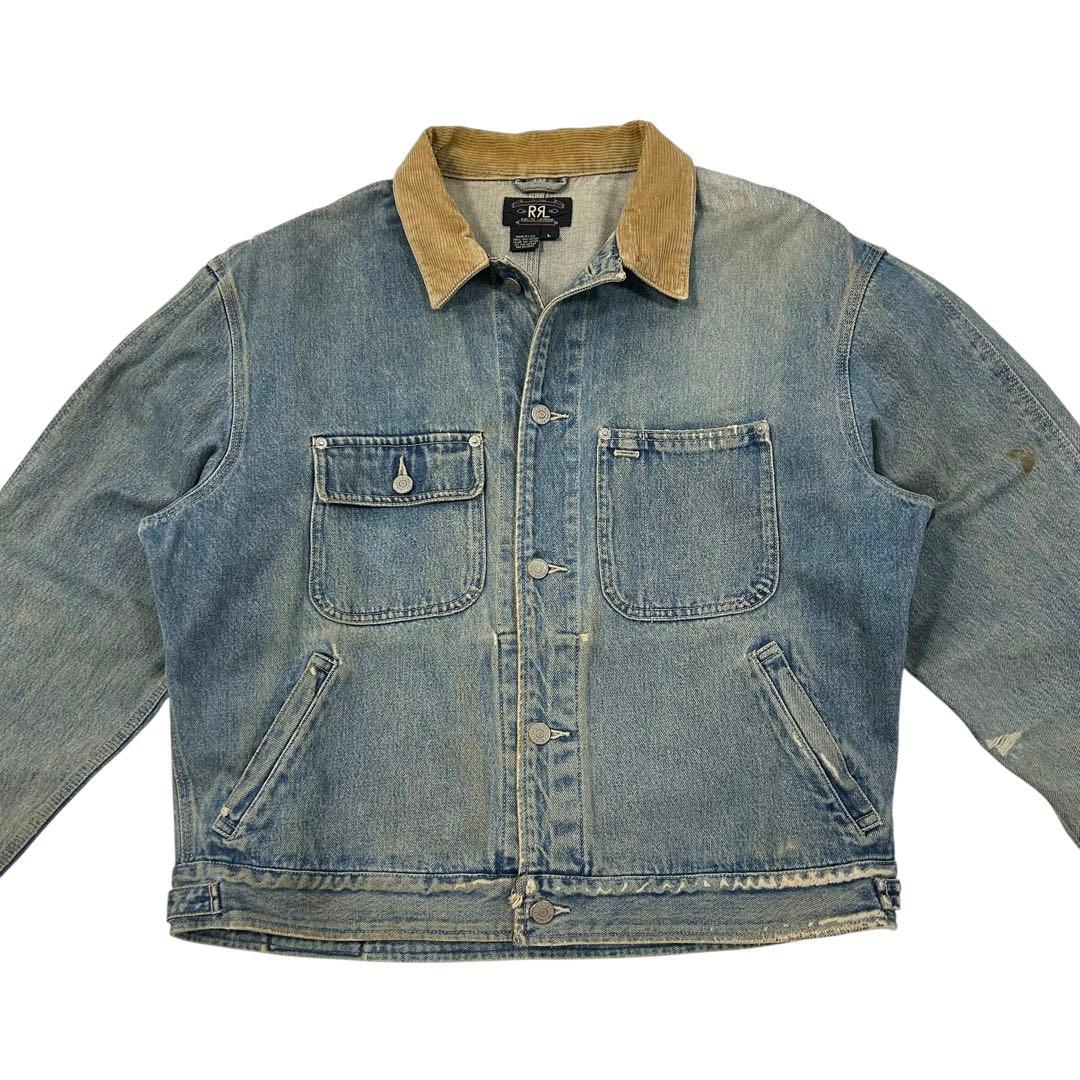 90's Vintage USA製 RRL 三つ星タグ デニムジャケット