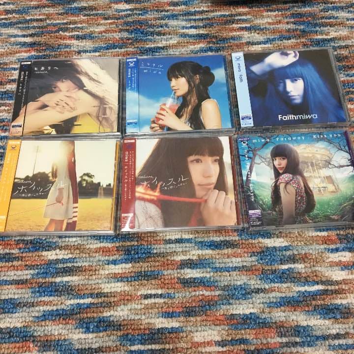 miwaシングルセット(初回限定盤 帯付き)