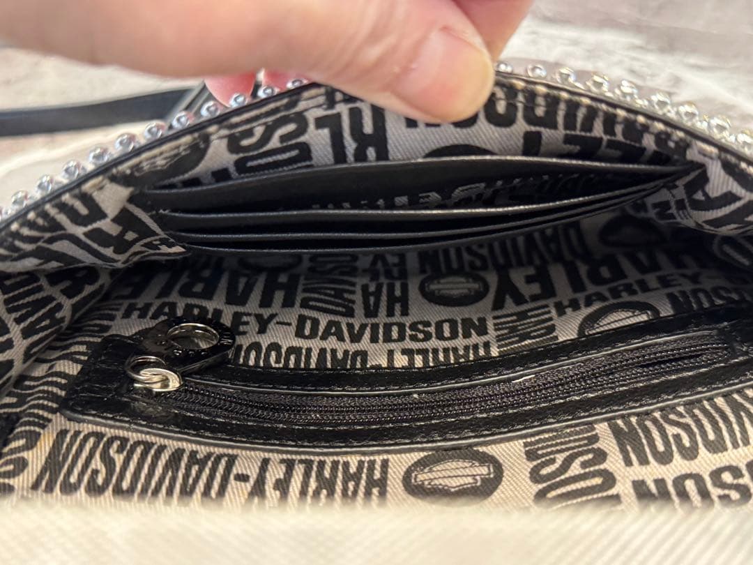 Harley-Davidson シルバー パーティーバッグ