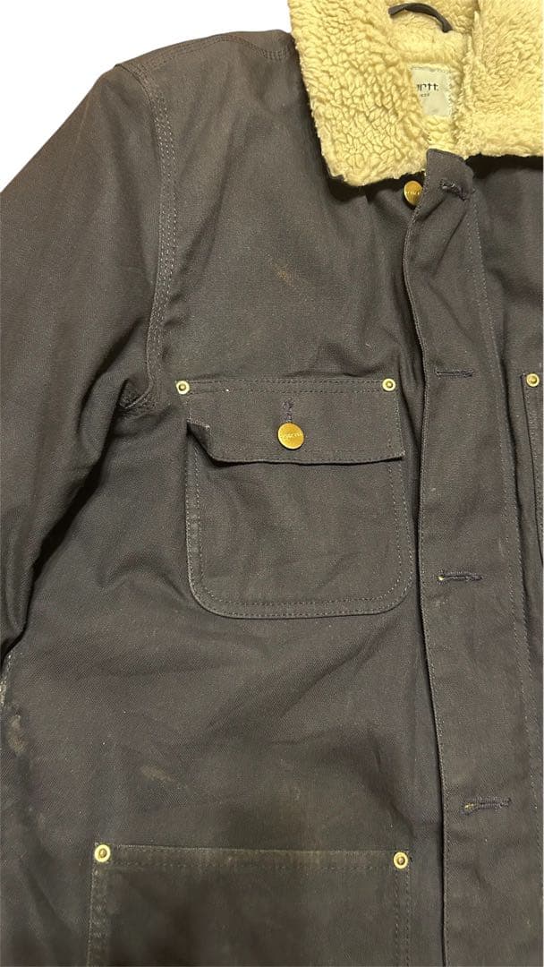 Carhartt　カーハート　トラディショナルジャケット　M　紺 ボアジャケット