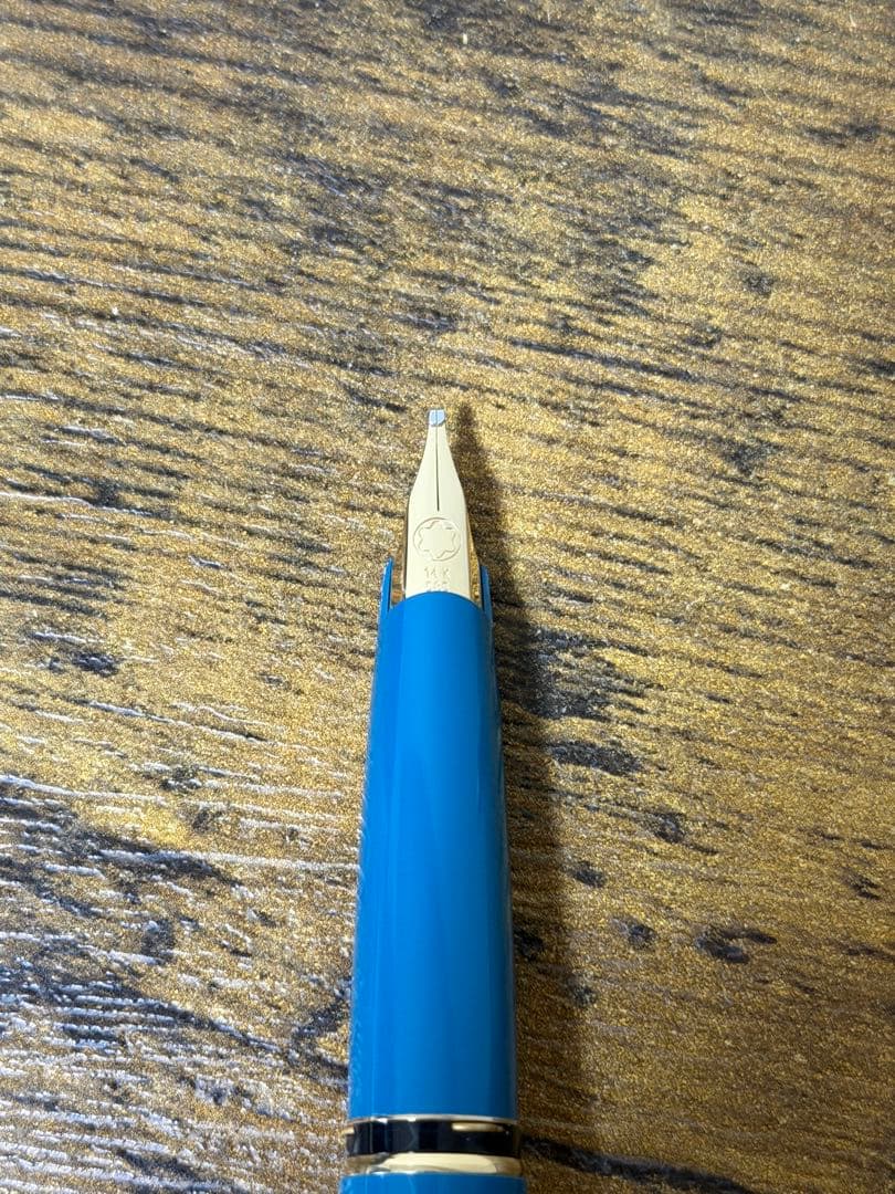 新品未使用　ターコイズ　ジェネレーション　モンブラン　万年筆　14金　B