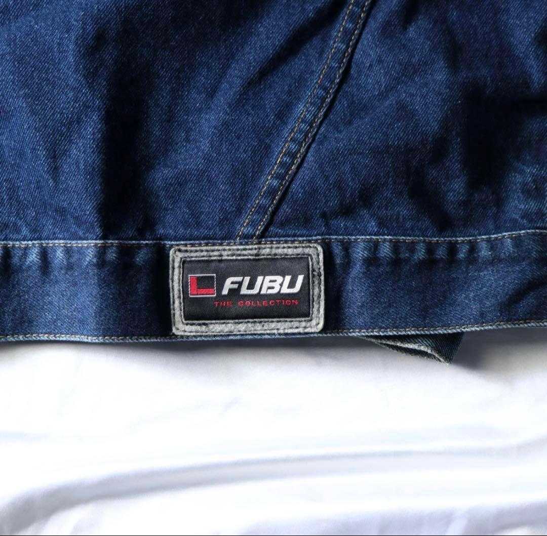 FUBU ダークブルー デニムジャケット
