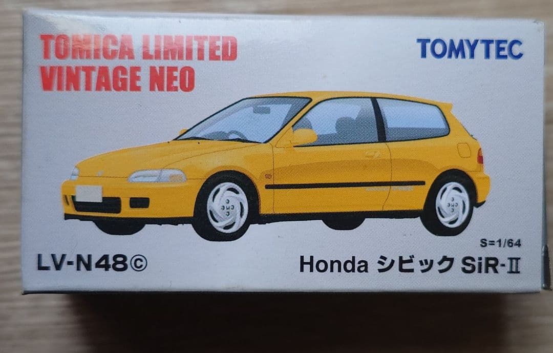 トミカリミテッドヴィンテージネオ LV-N48c ホンダ シビックSiR Ⅱ