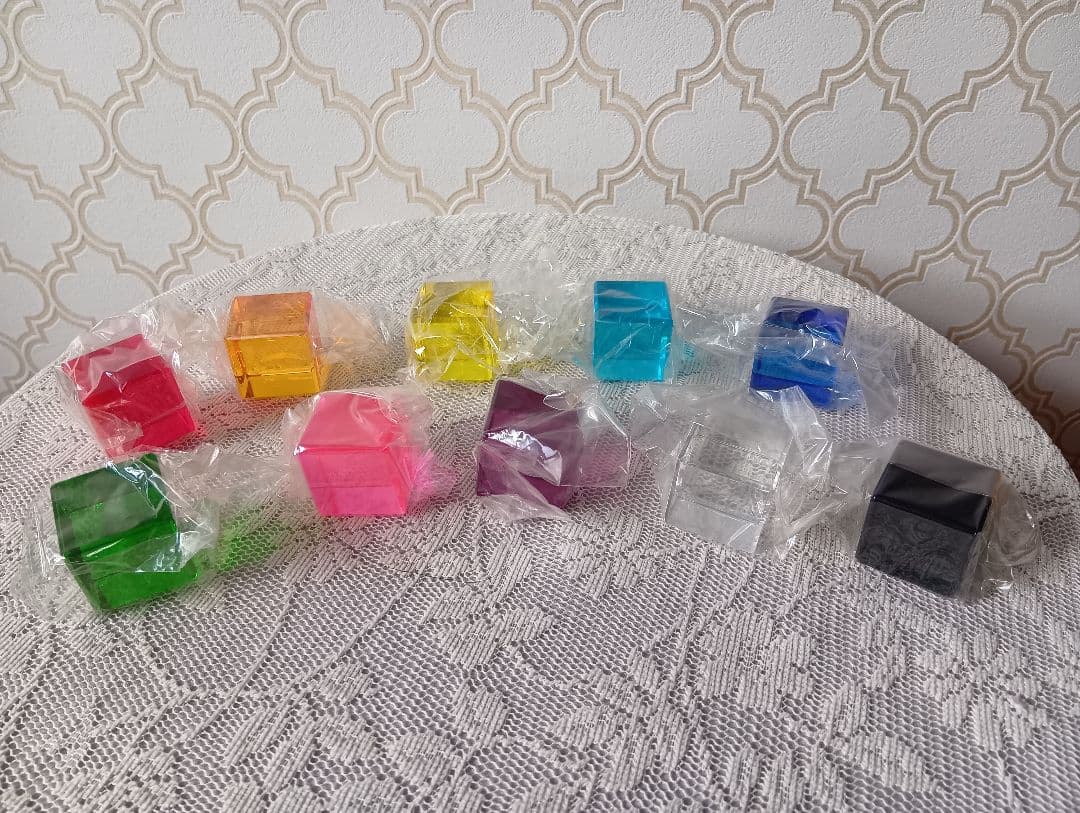未使用■カラーセラピーカラーキューブセラピー　ジュエルキューブセットミニサイズ