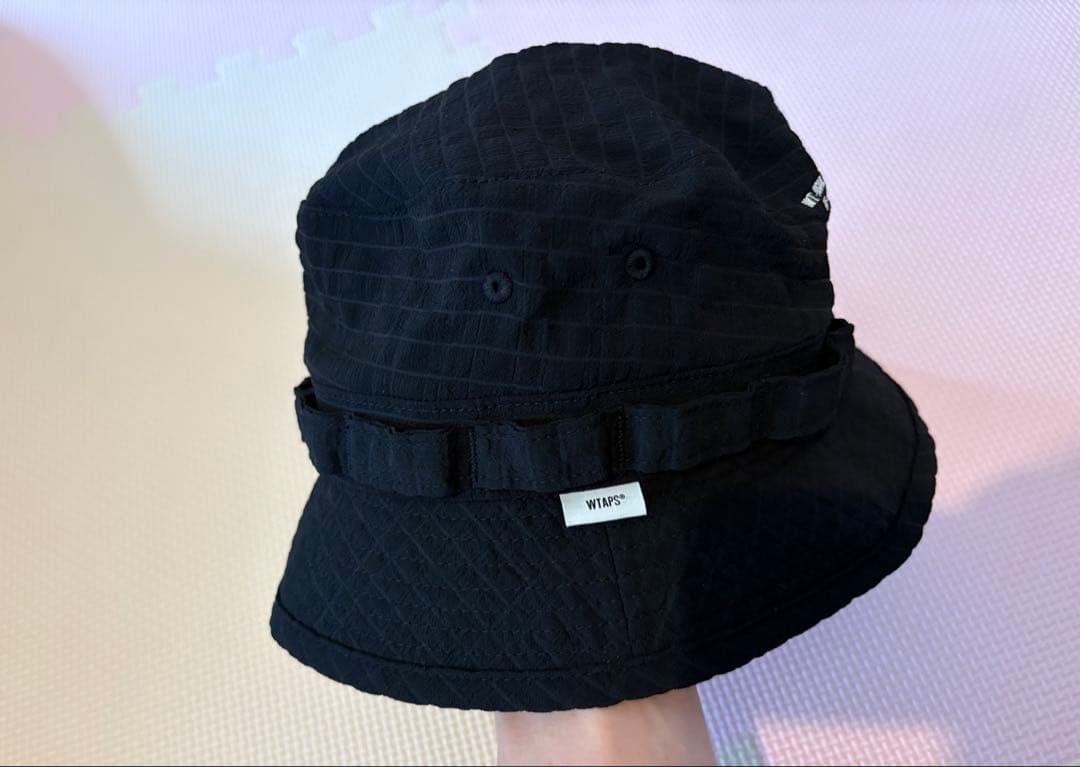 WTAPS ブラック バケットハット L/03