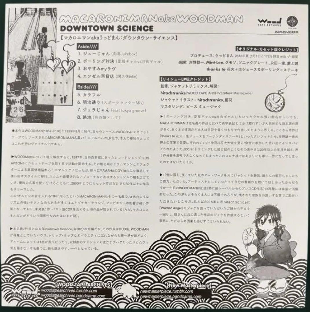 MACARONIMAN aka wood manレコード　マカロニマン