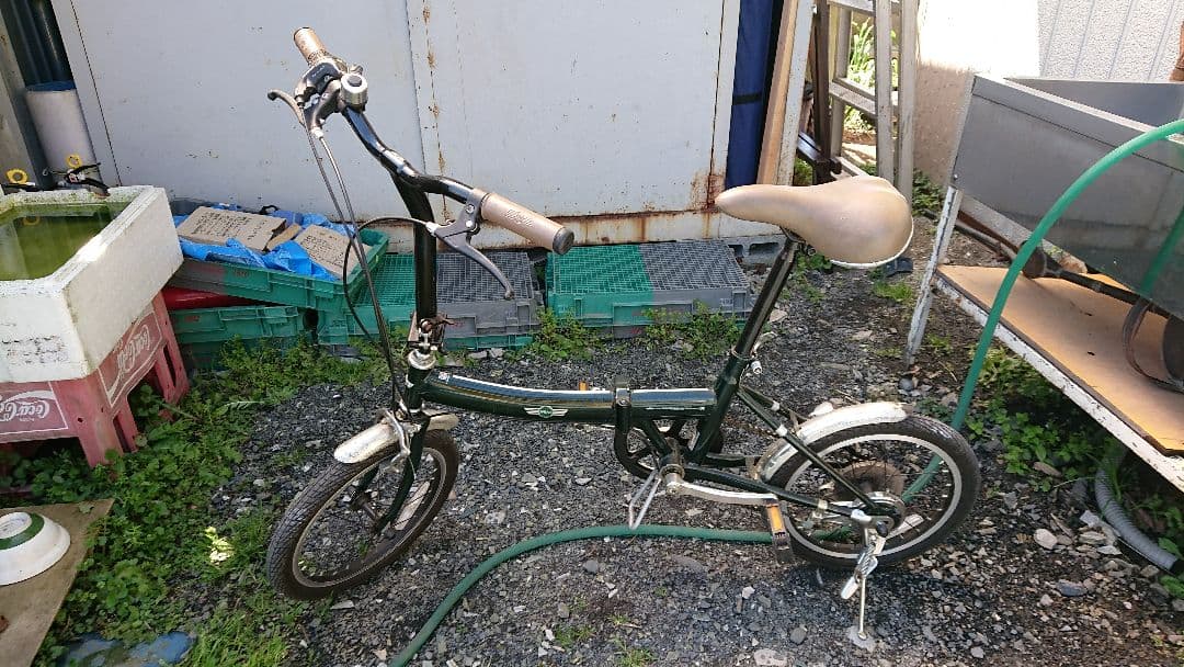 ミニクーパー、折り畳み自転車