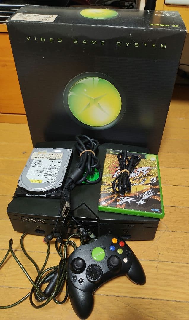 XBOX初代 EVOX化 〜トムソン HDD500GB-ROCKY5+1ゲーム