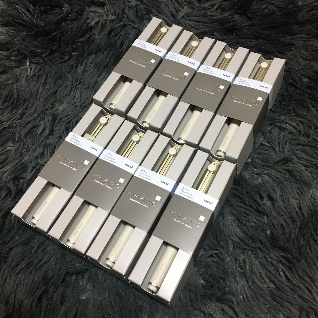 ユニボールゼント　シグニチャーモデル　ZENTO シャンパンゴールド　8本