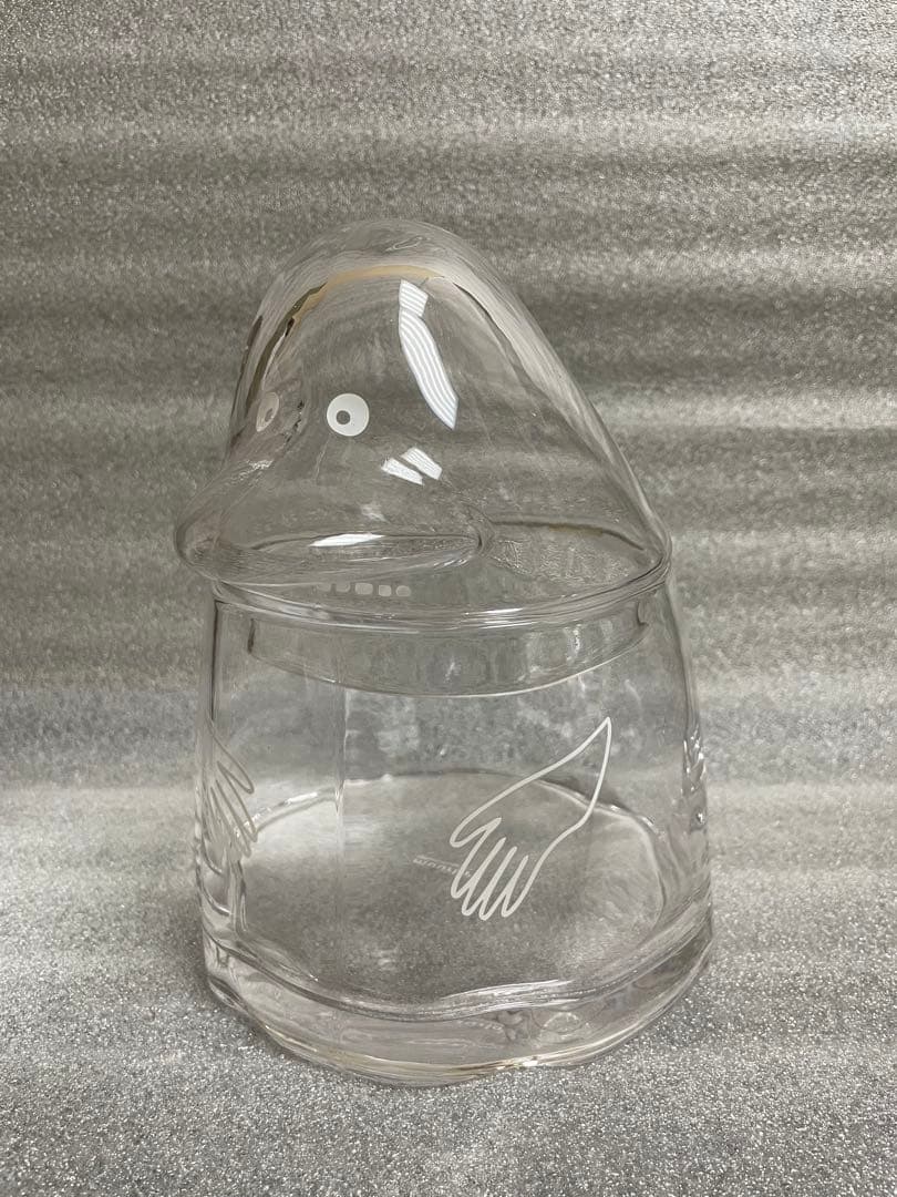 日本未発売 ムーミン ガラス製 ジャー キャニスター モラン 新品未使用