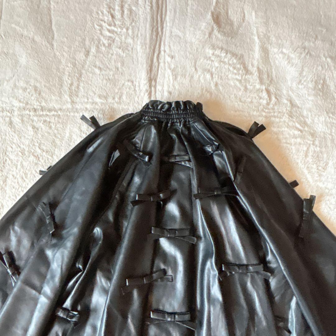 [新品]PAMEO POSE 2Way Eco Leather ポンチョ　コート