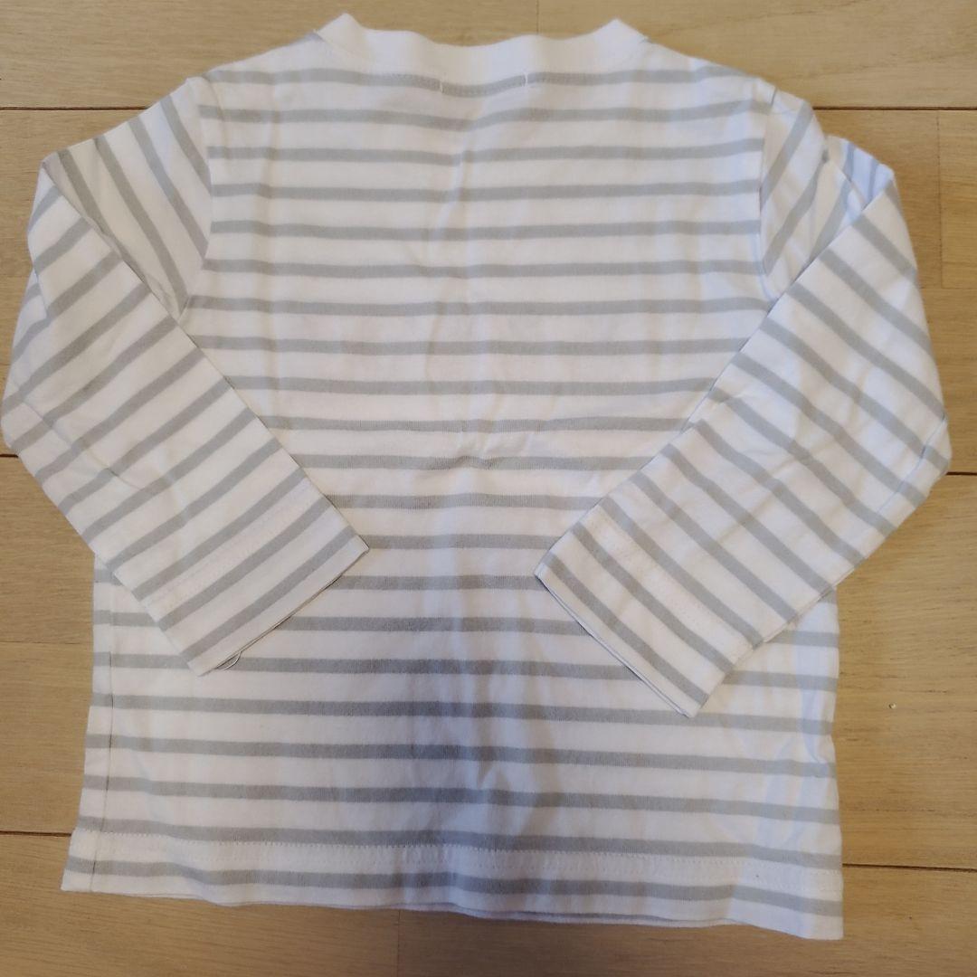 familiar ストライプ長袖Tシャツ 2枚セット
