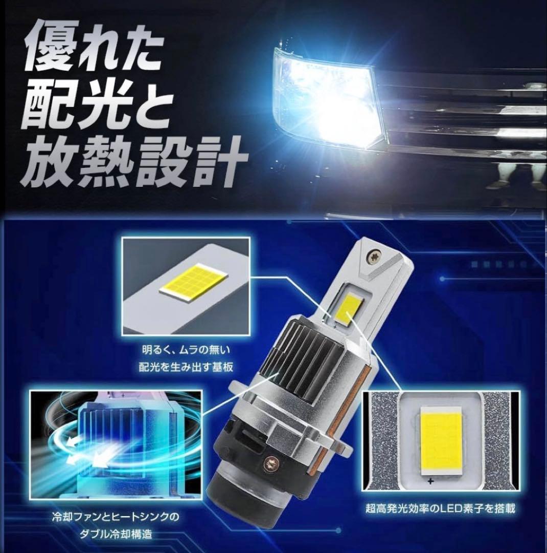 スフィアライト　LED D4S ヘッドライト 11000lm