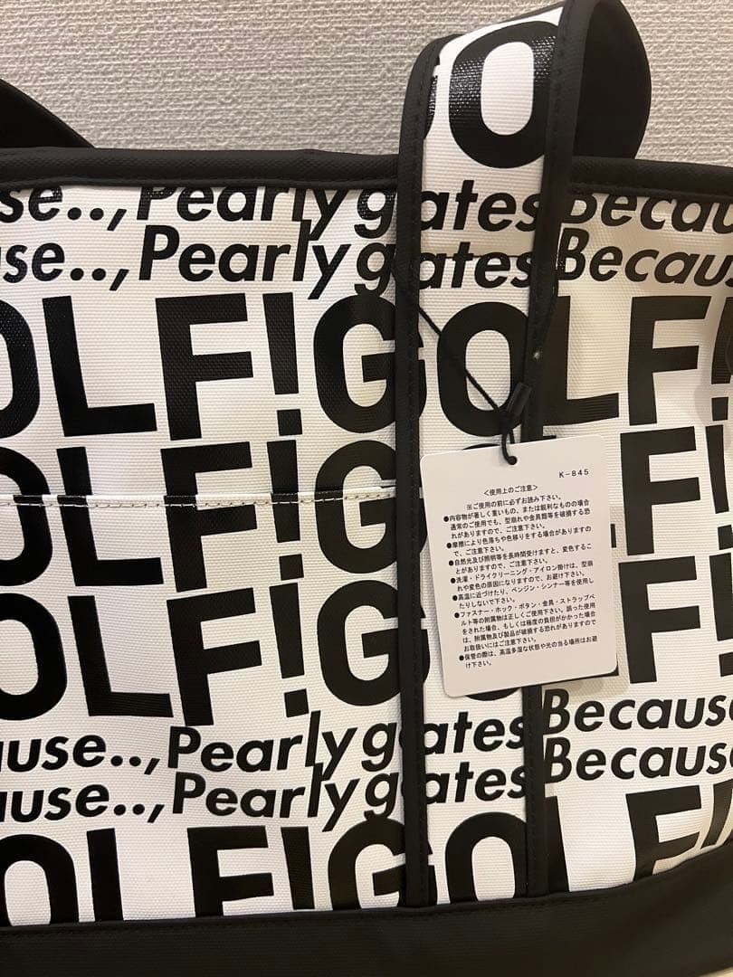 PEARLY GATES GOLFロゴ　ボストン＆バッグカートバッグ 2点セット