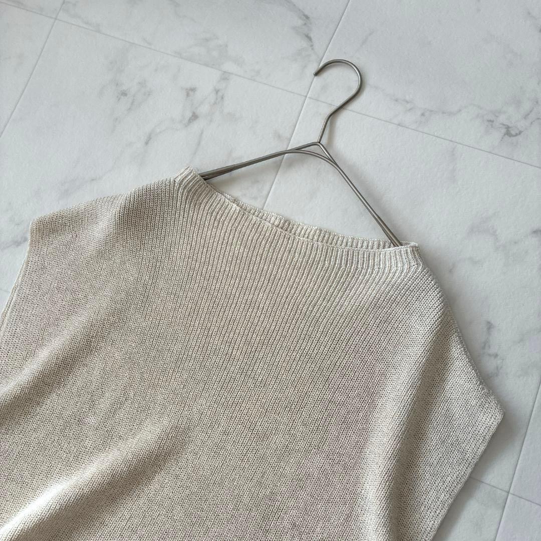 極美品 evam eva♡ドライコットン ベスト 日本製 近藤ニット フリー