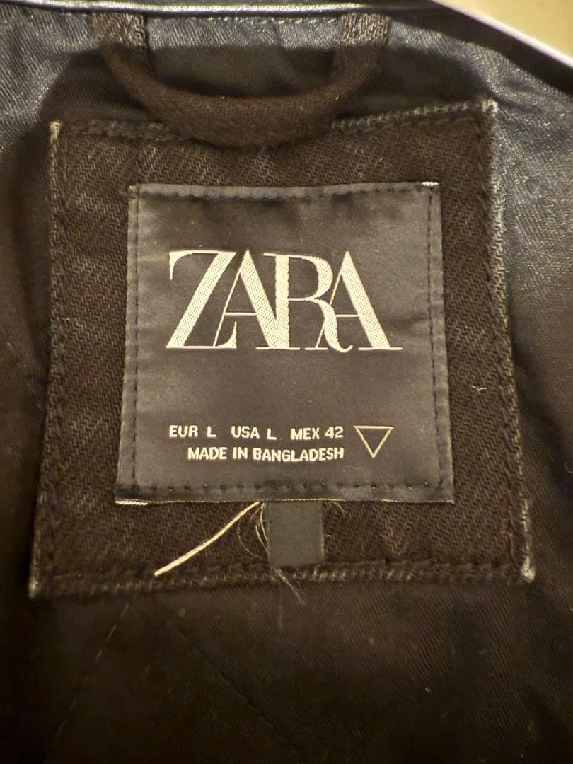 ZARA ブラック ジャケット Lサイズ　短丈