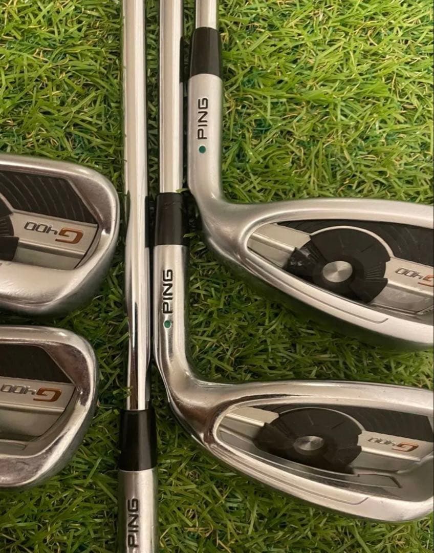 PING G400アイアン 6本 AWT 2.0 LITE ライ角　緑　SR