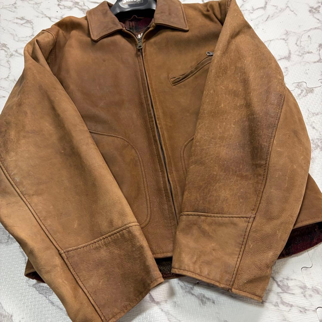 超気象✨schott ヌバック トラッカージャケット ブランケット 40size