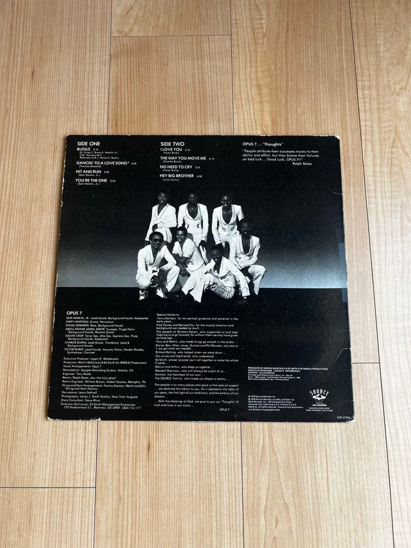 洋楽 OPUS 7 THOUGHTS LP