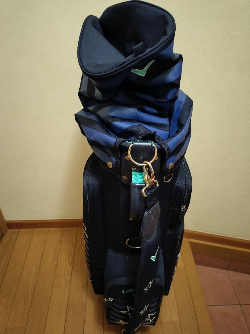 Callaway ゴルフバッグ ネイビー ストライプ　レディース