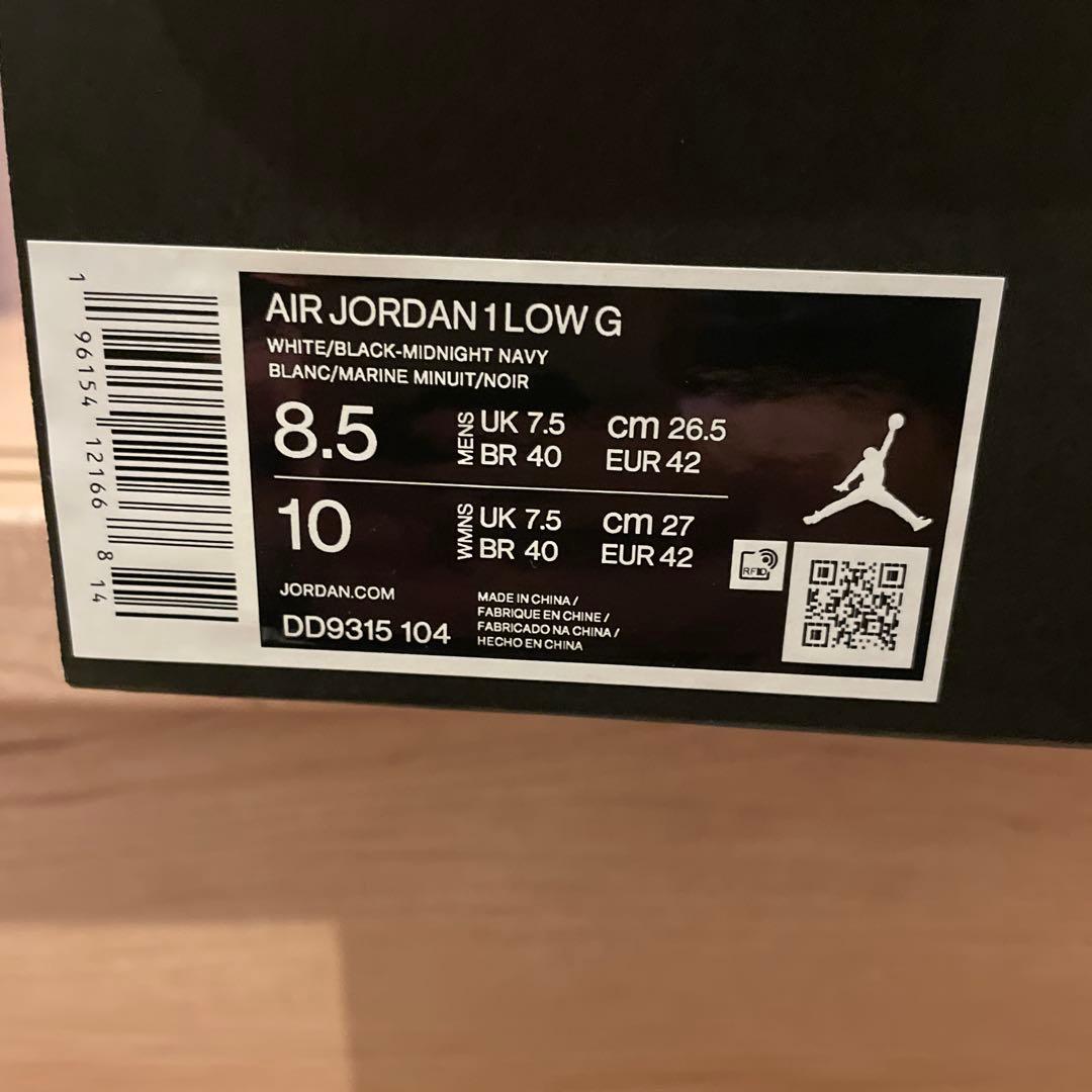新品未使用Nike Air Jordan 1 Low ゴルフシューズ