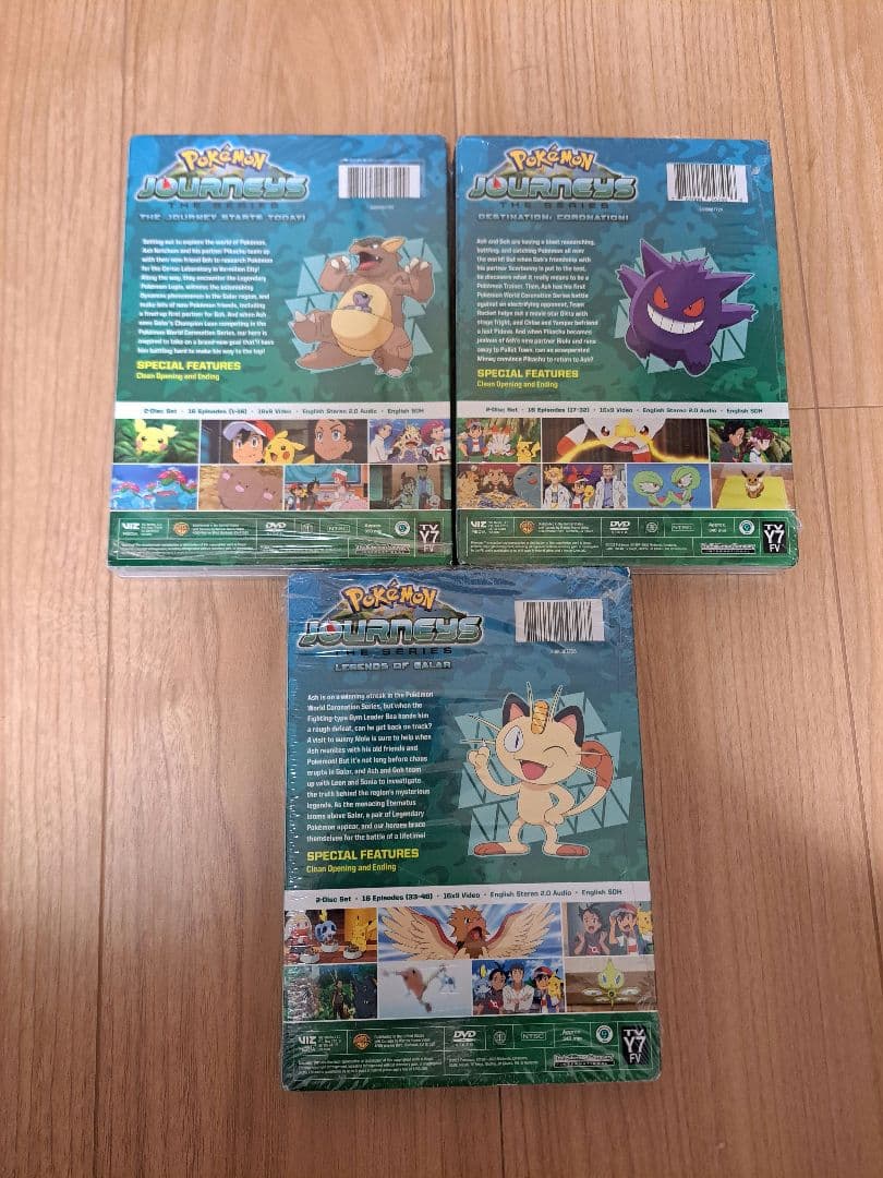 ポケモン pokemon DVD　ジャーニーズ　journeys