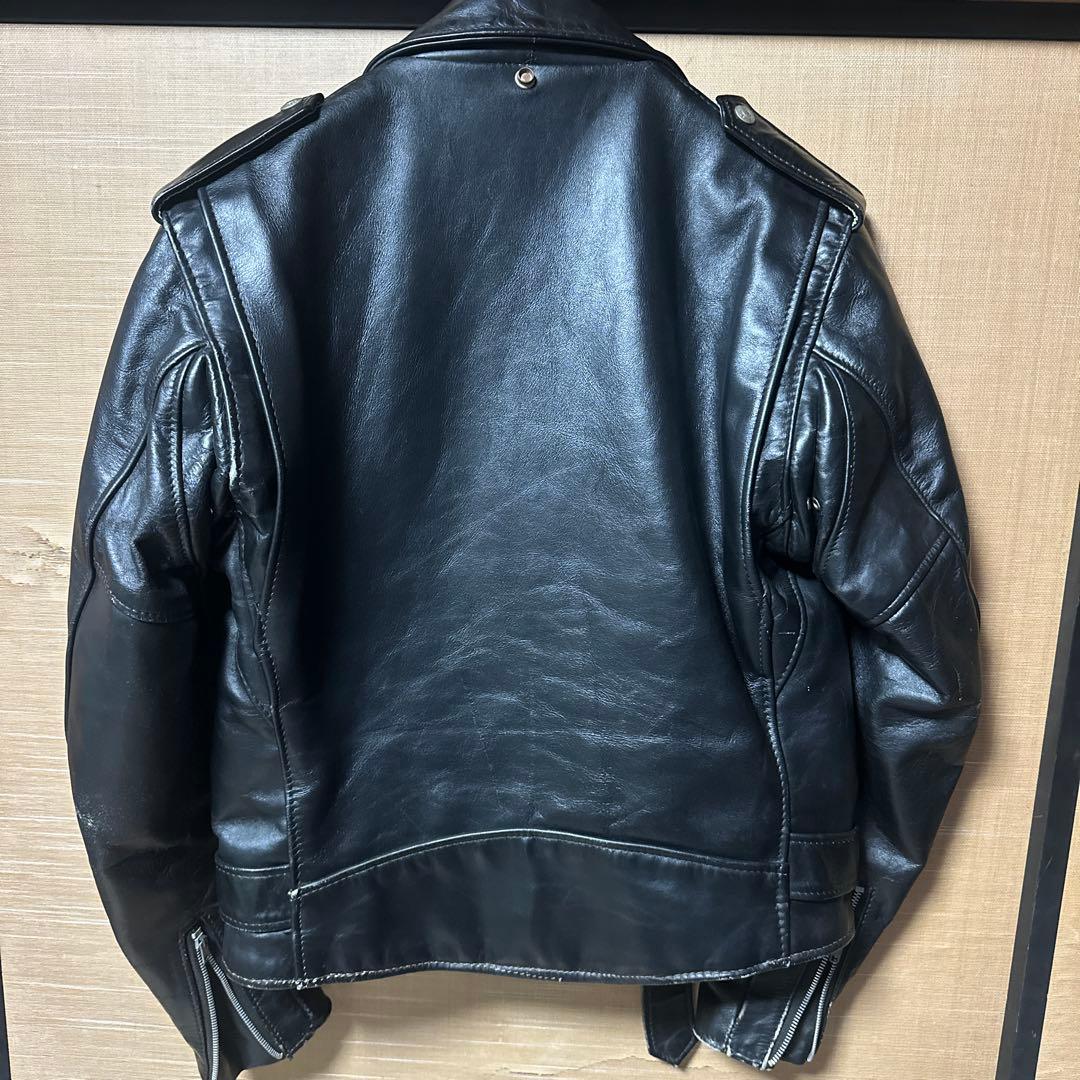 Schott バイカータグ後期80〜90年代ダブルライダースジャケット 38