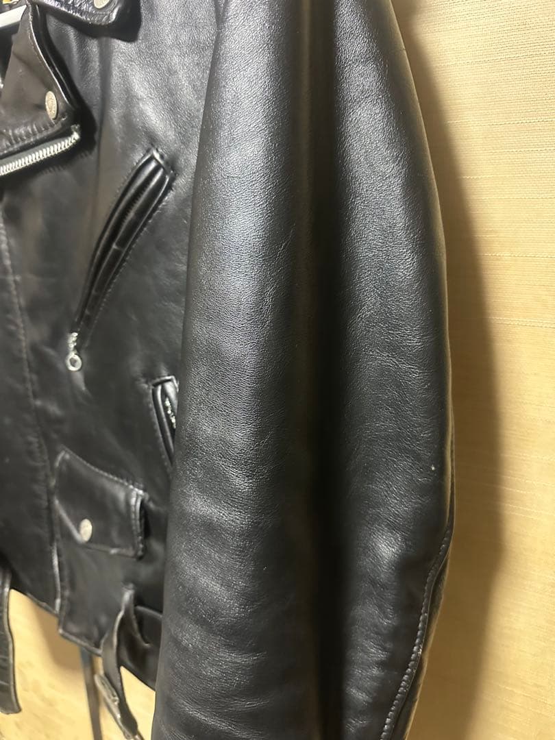 Schott バイカータグ後期80〜90年代ダブルライダースジャケット 38