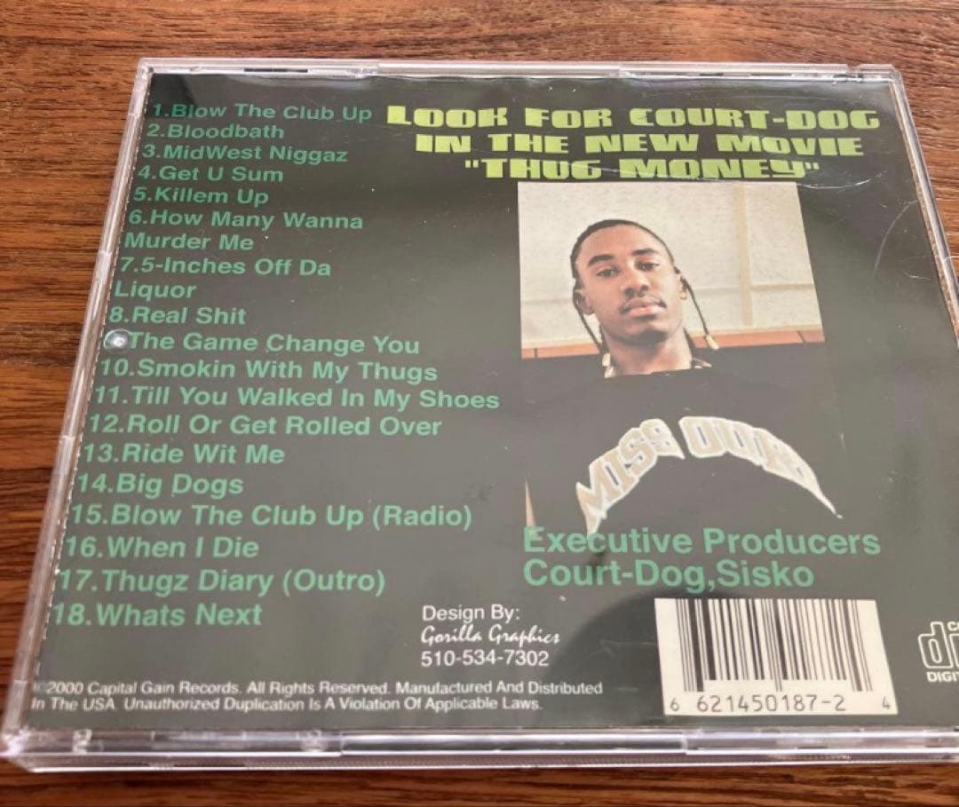 洋楽 G-Rap G-Luv Court Dog OG