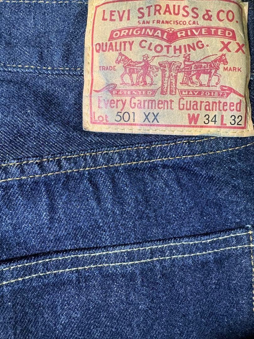 M*J様 LEVI'S 501 XX ストレートデニム W34 L32