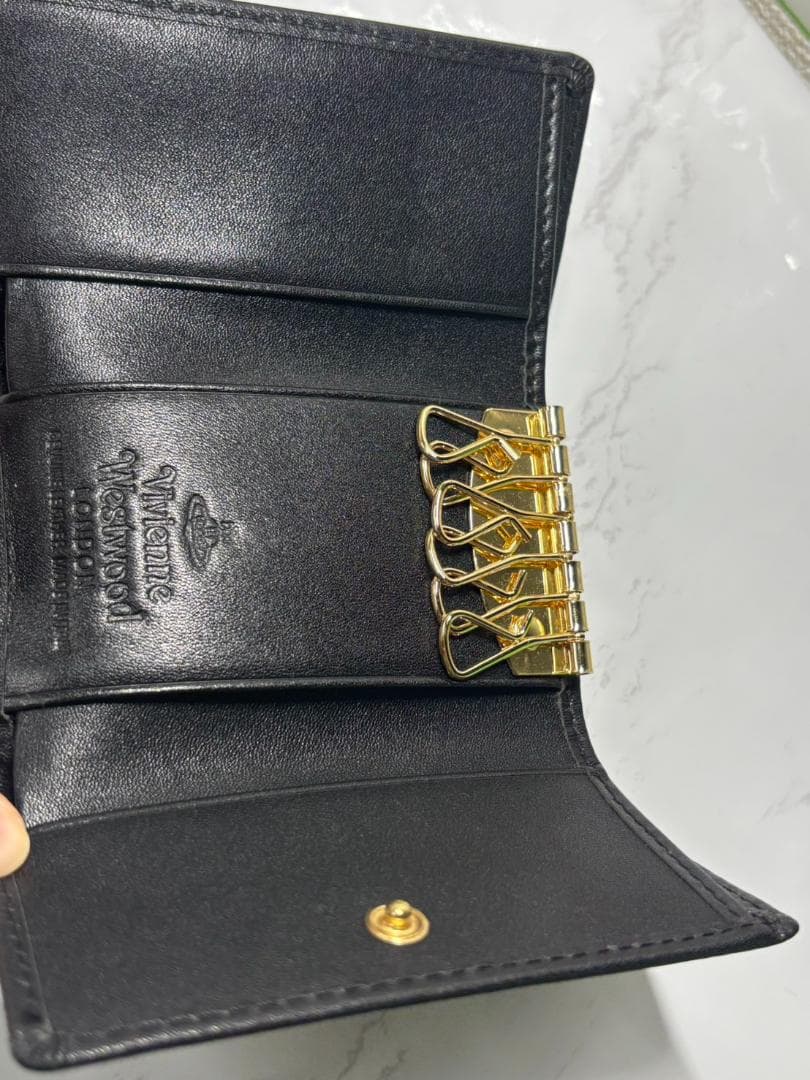 美品 Vivienne Westwood キーケース ブラック お札入れ付き